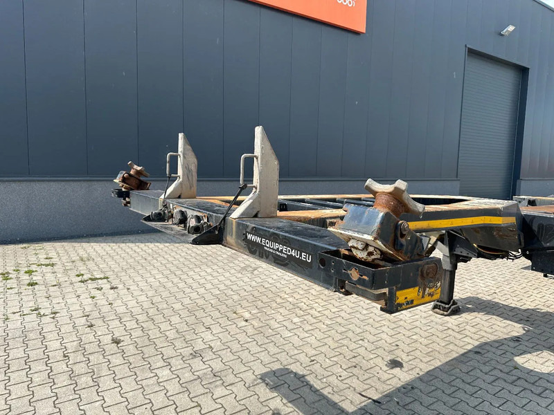 Semiremorcă transport containere/ Swap body Pacton FLEX XL 45FT HC multi (2x extendable), liftaxle, SAF + DRUM, NL-chassis: Foto 12