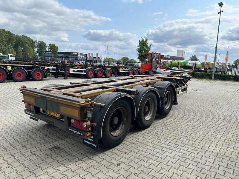 Semiremorcă transport containere/ Swap body Pacton FLEX XL 45FT HC multi (2x extendable), liftaxle, SAF + DRUM, NL-chassis: Foto 6
