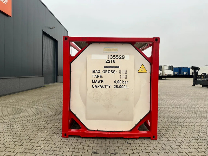 SINGAMAS 20FT ISO, 26.000L/1-COMP/3 BAFFELS/3 manholes, 5Y inspection: 06/2027 - Rezervor de stocare: Foto 5 SINGAMAS 20FT ISO, 26.000L/1-COMP/3 BAFFELS/3 manholes, 5Y inspection: 06/2027 - Rezervor de stocare: Foto 5