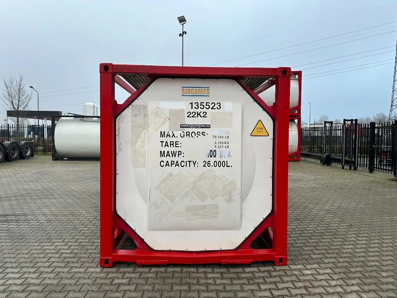 SINGAMAS 20FT ISO, 26.000L/1-COMP/3 BAFFELS/3 manholes, 5Y inspection: 06/2027 - Rezervor de stocare: Foto 5 SINGAMAS 20FT ISO, 26.000L/1-COMP/3 BAFFELS/3 manholes, 5Y inspection: 06/2027 - Rezervor de stocare: Foto 5