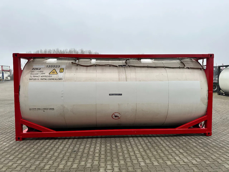 SINGAMAS 20FT ISO, 26.000L/1-COMP/3 BAFFELS/3 manholes, 5Y inspection: 06/2027 - Rezervor de stocare: Foto 3 SINGAMAS 20FT ISO, 26.000L/1-COMP/3 BAFFELS/3 manholes, 5Y inspection: 06/2027 - Rezervor de stocare: Foto 3