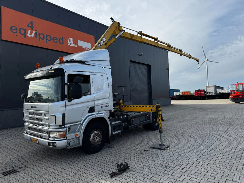 Scania P114-340 + HIAB 19-5 crane + remote / Euro-3 / 3 pedals / NL-truck / APK: 12-2025 - Camion cu macara: Foto 2 Scania P114-340 + HIAB 19-5 crane + remote / Euro-3 / 3 pedals / NL-truck / APK: 12-2025 - Camion cu macara: Foto 2