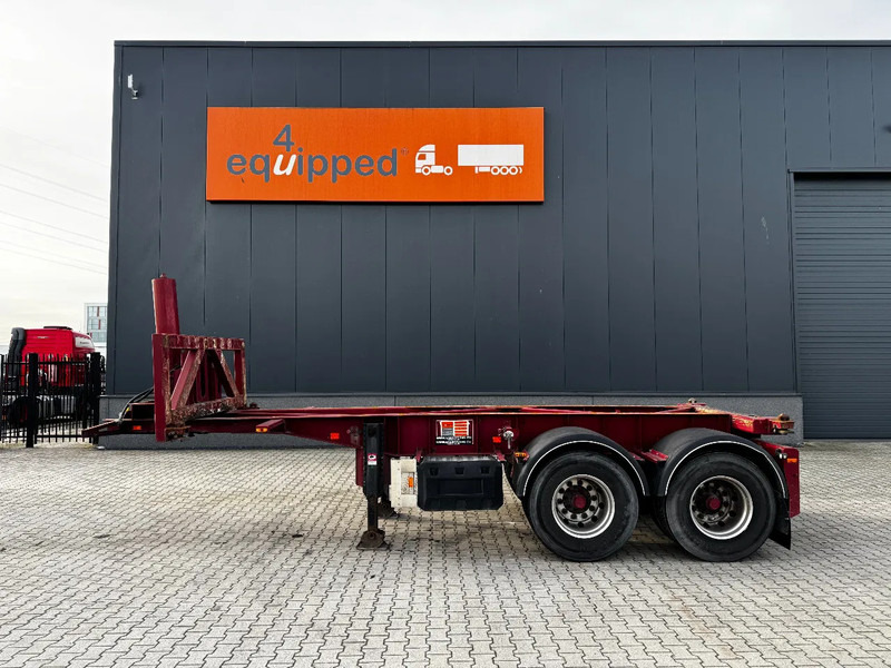 Van Hool 2 AXLE 20FT TIPPING-CHASSIS / TWIN-TIRES / BPW + DISC / ALCOA - Semiremorcă transport containere/ Swap body: Foto 2 Van Hool 2 AXLE 20FT TIPPING-CHASSIS / TWIN-TIRES / BPW + DISC / ALCOA - Semiremorcă transport containere/ Swap body: Foto 2