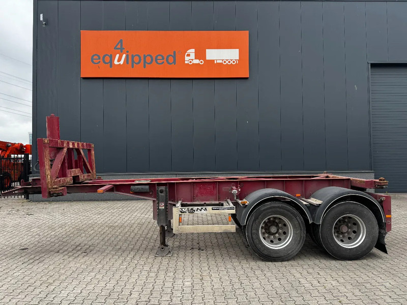 Van Hool 2 AXLE 20FT TIPPING-CHASSIS, TWIN-TIRES, BPW + DRUM, ALCOA - Semiremorcă transport containere/ Swap body: Foto 2 Van Hool 2 AXLE 20FT TIPPING-CHASSIS, TWIN-TIRES, BPW + DRUM, ALCOA - Semiremorcă transport containere/ Swap body: Foto 2