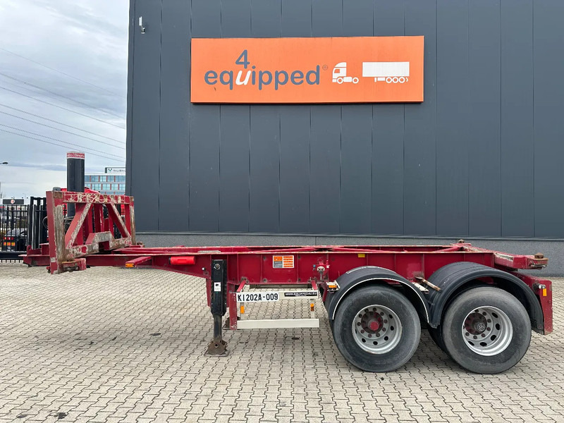 Van Hool 2 AXLE 20FT TIPPING-CHASSIS, TWIN-TIRES, BPW + DRUM, ALCOA - Semiremorcă transport containere/ Swap body: Foto 2 Van Hool 2 AXLE 20FT TIPPING-CHASSIS, TWIN-TIRES, BPW + DRUM, ALCOA - Semiremorcă transport containere/ Swap body: Foto 2