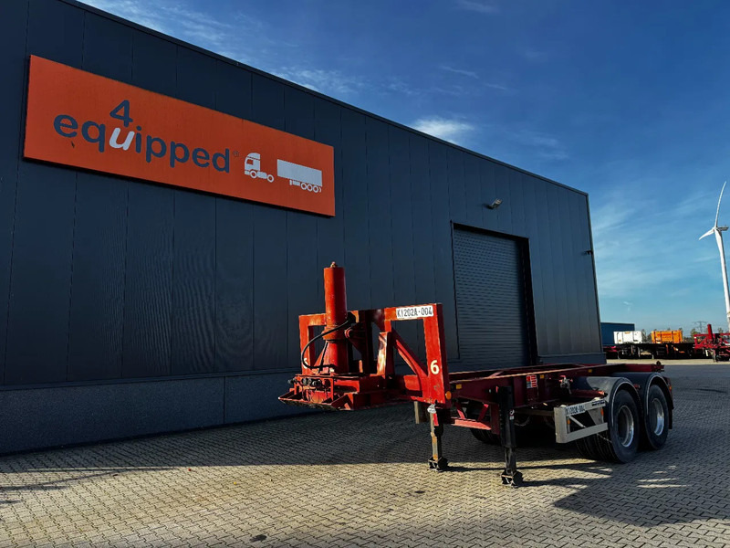 Van Hool 2 AXLE 20FT TIPPING-CHASSIS, TWIN-TIRES, BPW + DRUM, ALCOA - Semiremorcă transport containere/ Swap body: Foto 1 Van Hool 2 AXLE 20FT TIPPING-CHASSIS, TWIN-TIRES, BPW + DRUM, ALCOA - Semiremorcă transport containere/ Swap body: Foto 1