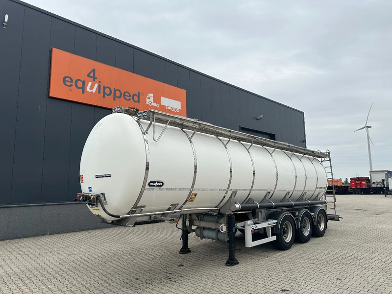 Van Hool FOOD / RVS chassis / empty weight: 5.860kg / 29.500L / 1-comp.+ 1 baffel / discbrakes / NL / APK: 05/2026 - Semiremorcă cisternă: Foto 1 Van Hool FOOD / RVS chassis / empty weight: 5.860kg / 29.500L / 1-comp.+ 1 baffel / discbrakes / NL / APK: 05/2026 - Semiremorcă cisternă: Foto 1