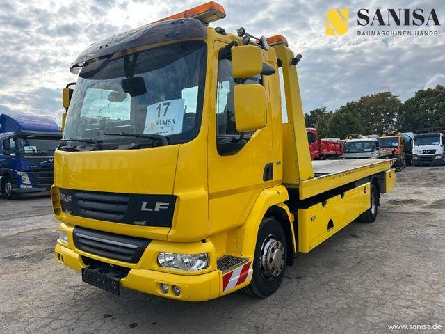 DAF LF 45/Schiebeplateau/Hubbrille/2x Seilwinde - Maşină de tractare: Foto 1 DAF LF 45/Schiebeplateau/Hubbrille/2x Seilwinde - Maşină de tractare: Foto 1