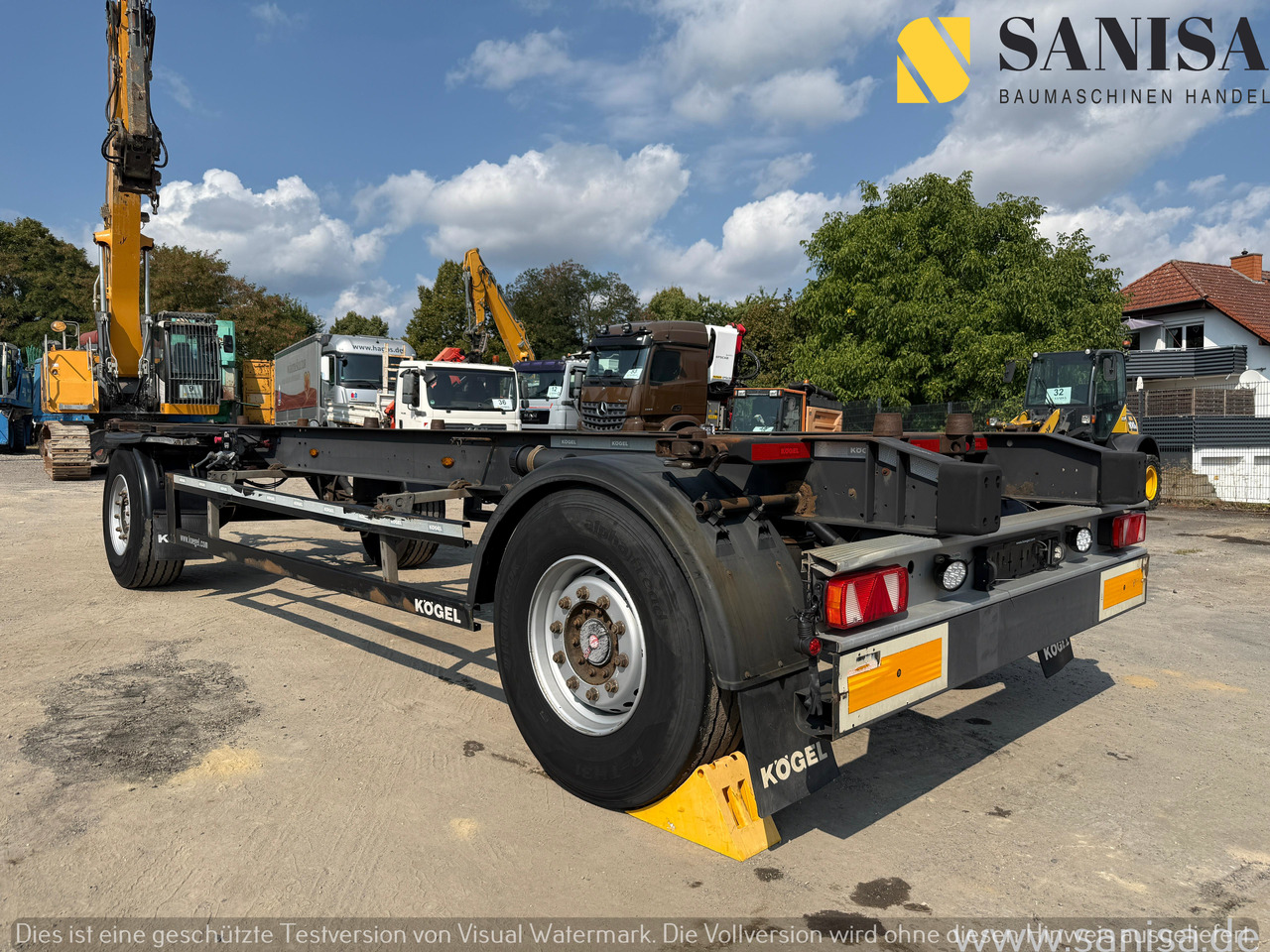 KÖGEL AW18/Wechselfahrgestell/BDF/Pneumatik - Remorcă şasiu: Foto 3 KÖGEL AW18/Wechselfahrgestell/BDF/Pneumatik - Remorcă şasiu: Foto 3