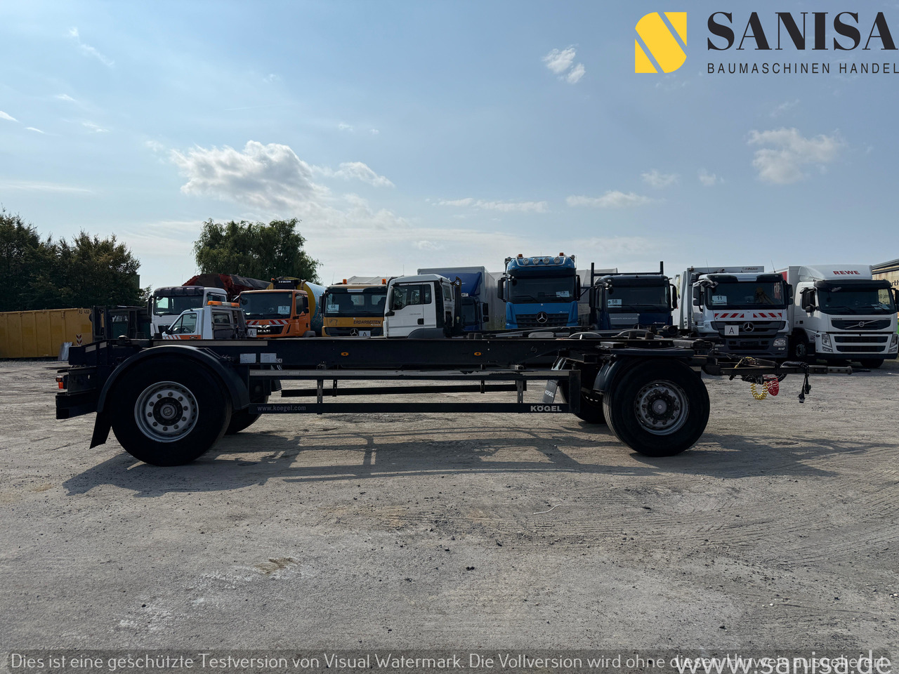 KÖGEL AW18/Wechselfahrgestell/BDF/Pneumatik - Remorcă şasiu: Foto 5 KÖGEL AW18/Wechselfahrgestell/BDF/Pneumatik - Remorcă şasiu: Foto 5