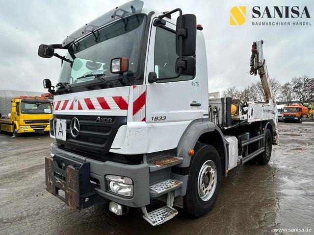 Mercedes-Benz Axor 1833 K/Blatt-Blatt/Tele. /Anbauplatte - Camion container de gunoi: Foto 1 Mercedes-Benz Axor 1833 K/Blatt-Blatt/Tele. /Anbauplatte - Camion container de gunoi: Foto 1