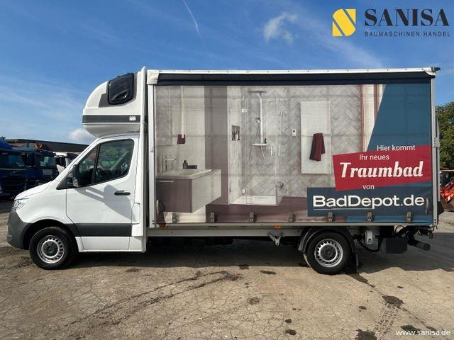 Mercedes-Benz Sprinter 317/LBW/Schlafkabine/Euro 6D - Camion cu prelată: Foto 2 Mercedes-Benz Sprinter 317/LBW/Schlafkabine/Euro 6D - Camion cu prelată: Foto 2