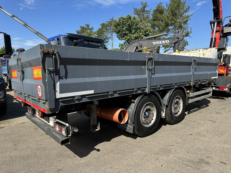 A&D ZA 18 2-AS AANHANGER - 6m50 - GROTE WIELEN - BELGISCHE PAPIEREN - LUCHTVERING / AIR SUSPENSION - Remorcă platformă: Foto 2 A&D ZA 18 2-AS AANHANGER - 6m50 - GROTE WIELEN - BELGISCHE PAPIEREN - LUCHTVERING / AIR SUSPENSION - Remorcă platformă: Foto 2
