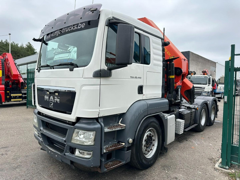 MAN TGS 26.440 6X4 SZM + (22m) KRAN PALFINGER PK62002 E 6x H + 1ME - RETARDER - EURO 5 - BE TRUCK - Cap tractor: Foto 3 MAN TGS 26.440 6X4 SZM + (22m) KRAN PALFINGER PK62002 E 6x H + 1ME - RETARDER - EURO 5 - BE TRUCK - Cap tractor: Foto 3
