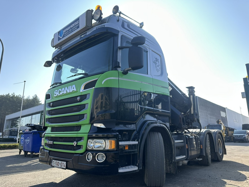 Scania R500 V8 6x2 TRACTOR + CRANE MKG HLK 231 HP (23tm) - 4x HYDR - RADIO - RETARDER - MANUAL - LIFT + STEERING AXLE - Cap tractor: Foto 4 Scania R500 V8 6x2 TRACTOR + CRANE MKG HLK 231 HP (23tm) - 4x HYDR - RADIO - RETARDER - MANUAL - LIFT + STEERING AXLE - Cap tractor: Foto 4