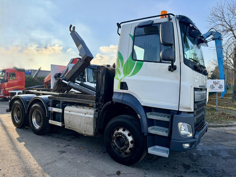 DAF CF 460 6x4 FAT HOOKLIFT - WB 3m35 - STEEL SPRING / BIG AXLES HUB REDUCTION - EURO 6 - BE TRUCK - Camion cu cârlig: Foto 1 DAF CF 460 6x4 FAT HOOKLIFT - WB 3m35 - STEEL SPRING / BIG AXLES HUB REDUCTION - EURO 6 - BE TRUCK - Camion cu cârlig: Foto 1