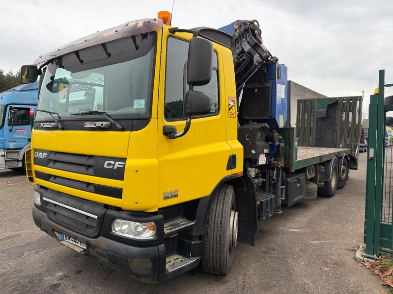 DAF CF 75.310 6X2 PRITSCHE + KRAN PM 27 S-4 + RADIO + WINCH - FULL RAMP - LIFT + STEERING AXLE - MANUAL GEARBOX - FR TRUCK - Camion platformă, Camion cu macara: Foto 3 DAF CF 75.310 6X2 PRITSCHE + KRAN PM 27 S-4 + RADIO + WINCH - FULL RAMP - LIFT + STEERING AXLE - MANUAL GEARBOX - FR TRUCK - Camion platformă, Camion cu macara: Foto 3