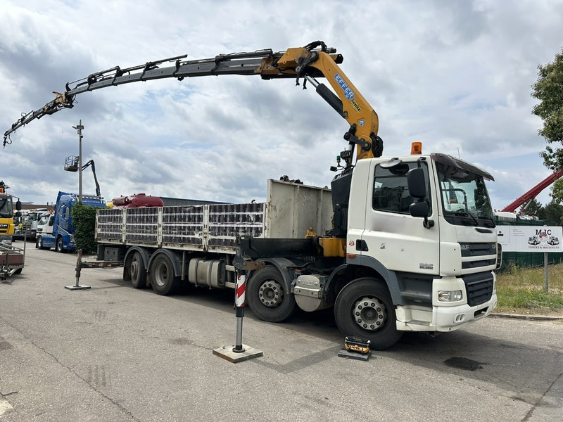DAF CF 85.360 8x2 + KRAN (25m!) EFFER 305 6S + JIB 4S + ROTATOR - PLATORM 7m60 - LIFT + STEERING AXLE - EURO 5 - BE - Camion platformă, Camion cu macara: Foto 2 DAF CF 85.360 8x2 + KRAN (25m!) EFFER 305 6S + JIB 4S + ROTATOR - PLATORM 7m60 - LIFT + STEERING AXLE - EURO 5 - BE - Camion platformă, Camion cu macara: Foto 2