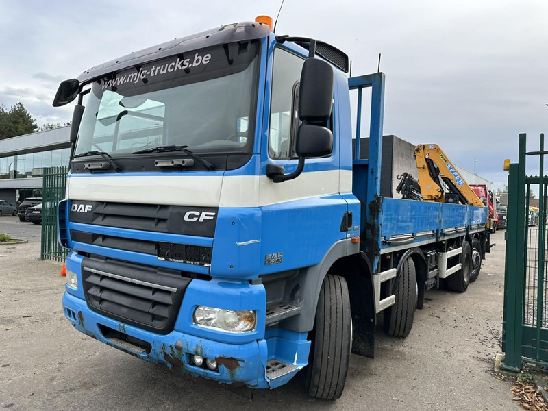 DAF CF 85.360 8x2 PLATFORM 7m35 + CRANE EFFER 165-3S + RADIO - MANUAL GEARBOX ZF - EURO 5 - BE TRUCK - Camion cu macara: Foto 4 DAF CF 85.360 8x2 PLATFORM 7m35 + CRANE EFFER 165-3S + RADIO - MANUAL GEARBOX ZF - EURO 5 - BE TRUCK - Camion cu macara: Foto 4