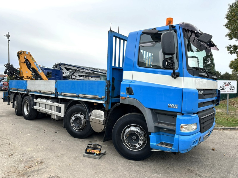 DAF CF 85.360 8x2 PRITSCHE 7m35 + KRAN EFFER 165-3S + RADIO - MANUAL GEARBOX ZF - EURO 5 - BE TRUCK - Camion platformă, Camion cu macara: Foto 1 DAF CF 85.360 8x2 PRITSCHE 7m35 + KRAN EFFER 165-3S + RADIO - MANUAL GEARBOX ZF - EURO 5 - BE TRUCK - Camion platformă, Camion cu macara: Foto 1