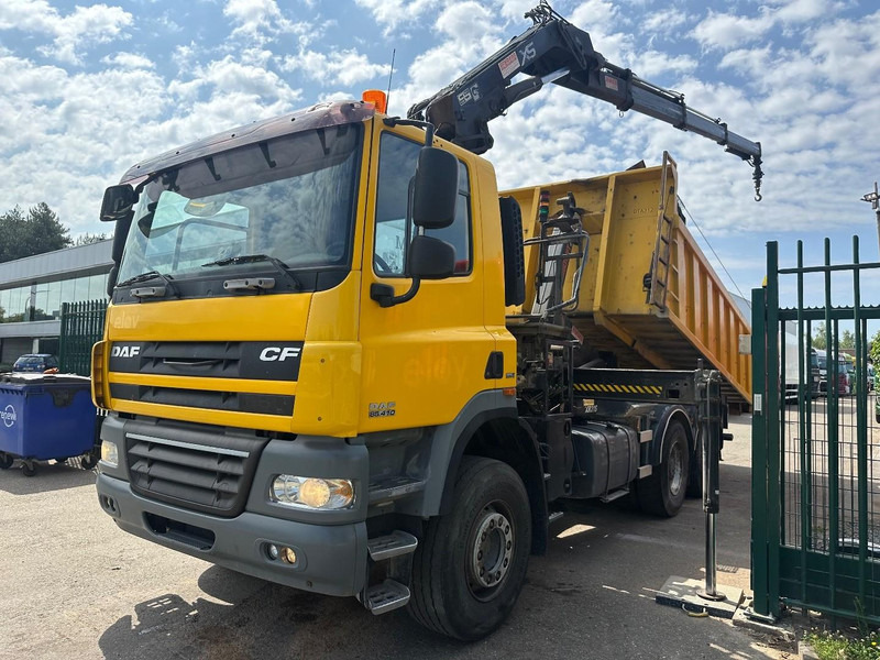 DAF CF 85.410 6X4 21T HOOKLIFT + CRANE HIAB 166-3 HIPRO + ROTATOR - 5/6F - RETARDER - TÜV 10/2025 - EURO 5 - BE TRUCK - Camion cu cârlig, Camion cu macara: Foto 4 DAF CF 85.410 6X4 21T HOOKLIFT + CRANE HIAB 166-3 HIPRO + ROTATOR - 5/6F - RETARDER - TÜV 10/2025 - EURO 5 - BE TRUCK - Camion cu cârlig, Camion cu macara: Foto 4