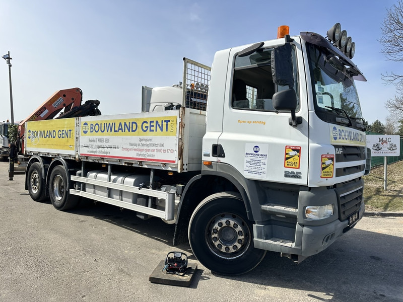 DAF CF 85.460 6x2 LIFT+LENK ACHSE + KRAN PALFINGER PK 18500 (3x) + RADIO + ROTATOR - EURO 5 - AS TRONIC - BE TRUCK - Camion platformă, Camion cu macara: Foto 1 DAF CF 85.460 6x2 LIFT+LENK ACHSE + KRAN PALFINGER PK 18500 (3x) + RADIO + ROTATOR - EURO 5 - AS TRONIC - BE TRUCK - Camion platformă, Camion cu macara: Foto 1