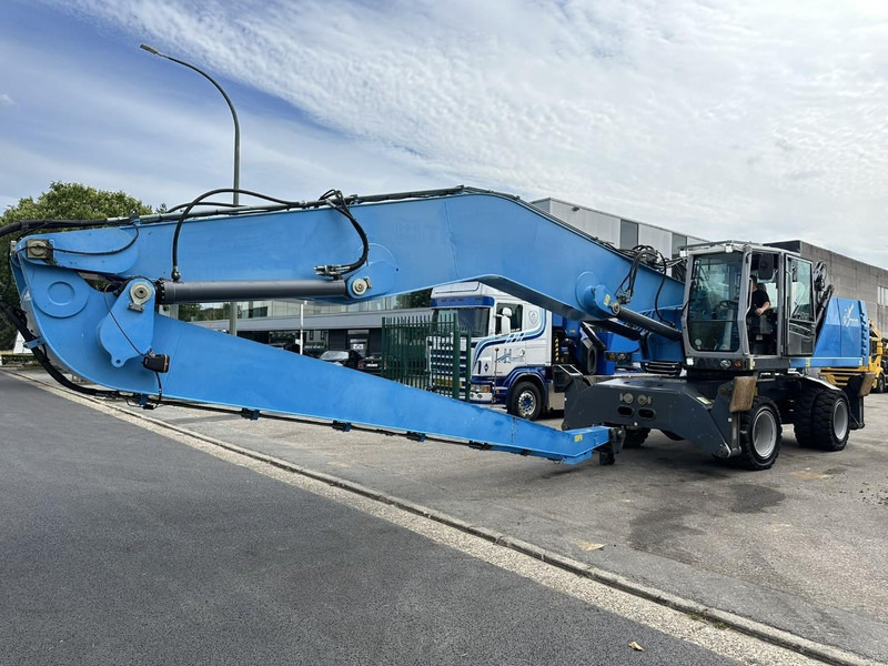 Excavator pe roţi Fuchs TEREX MHL 360 OVERSLAGKRAAN / MATERIAL HANDLER / UMSCHLAGBAGGER - TOP ZUSTAND: Foto 10