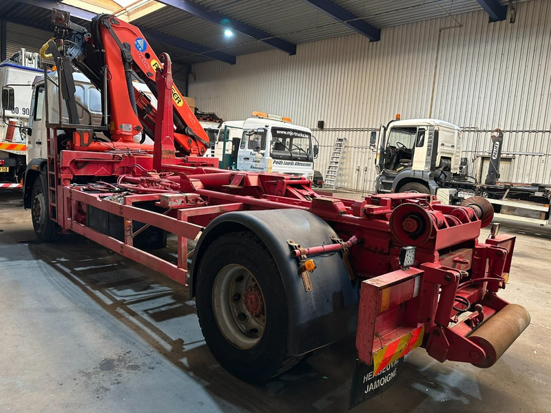 MAN 18.284 HOOKLIFT + CRANE PALFINGER PK 11001 A - STEEL SPRING / BLATT / LAMES - BE TRUCK - Camion cu cârlig, Camion cu macara: Foto 5 MAN 18.284 HOOKLIFT + CRANE PALFINGER PK 11001 A - STEEL SPRING / BLATT / LAMES - BE TRUCK - Camion cu cârlig, Camion cu macara: Foto 5