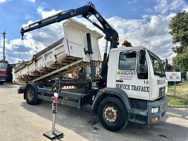 MAN LC 18.280 18T 4x2 TIPPER + CRANE (2018!!!) HIAB 099 E-2 DUO (921h!) - *157.000km* - FULL AIR - BE TRUCK - Camion basculantă, Camion cu macara: Foto 1 MAN LC 18.280 18T 4x2 TIPPER + CRANE (2018!!!) HIAB 099 E-2 DUO (921h!) - *157.000km* - FULL AIR - BE TRUCK - Camion basculantă, Camion cu macara: Foto 1