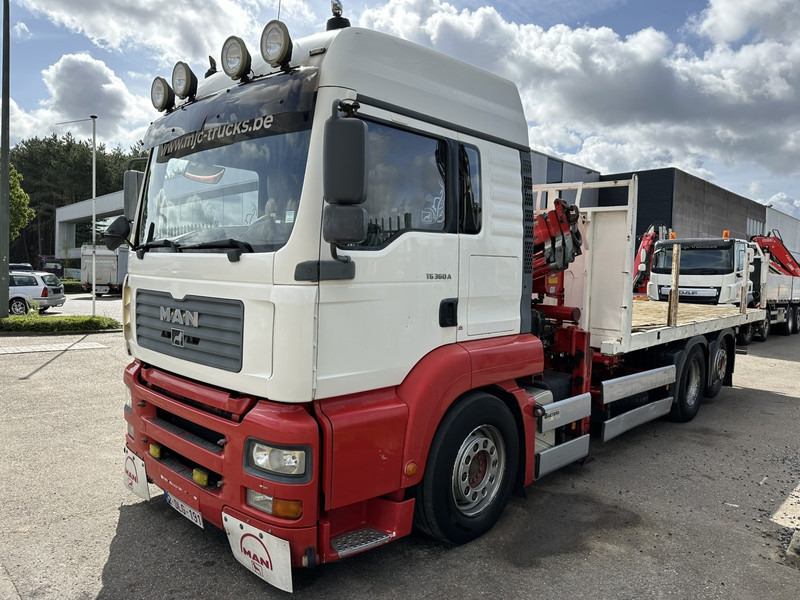 MAN TG 360 A 6x2 + CRANE ATLAS 100.1 A3 - PLATFORM 5m80 - E3 - LIFT-AXLE - FULL AIR SUSPENSION - ZF AS TRONIC - BE TRUCK - Camion cu macara: Foto 4 MAN TG 360 A 6x2 + CRANE ATLAS 100.1 A3 - PLATFORM 5m80 - E3 - LIFT-AXLE - FULL AIR SUSPENSION - ZF AS TRONIC - BE TRUCK - Camion cu macara: Foto 4