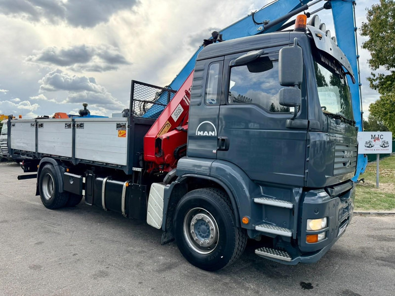 MAN TGA 18.350 4x2 TIPPER + CRANE HMF 1110 K2 + ROTATOR - STEEL SPRING / BLATT / BALLESTAS / LAMES - BE TRUCK - Camion basculantă, Camion cu macara: Foto 3 MAN TGA 18.350 4x2 TIPPER + CRANE HMF 1110 K2 + ROTATOR - STEEL SPRING / BLATT / BALLESTAS / LAMES - BE TRUCK - Camion basculantă, Camion cu macara: Foto 3