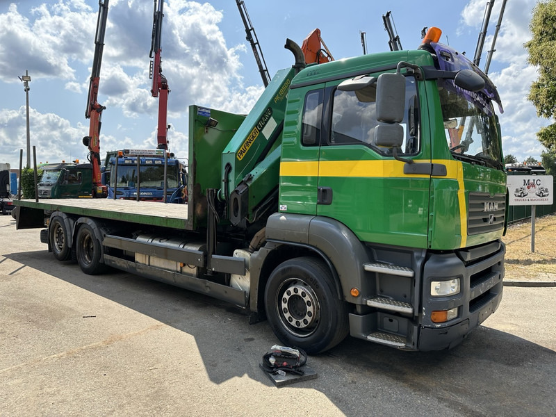 MAN TGA 26.360 6X2 BL + CRANE PALFINGER PK 18500 (4x) - LIFT + STEERING AXLE - PLATFORM 7m75 - MANUAL GEARBOX - Camion cu macara: Foto 2 MAN TGA 26.360 6X2 BL + CRANE PALFINGER PK 18500 (4x) - LIFT + STEERING AXLE - PLATFORM 7m75 - MANUAL GEARBOX - Camion cu macara: Foto 2