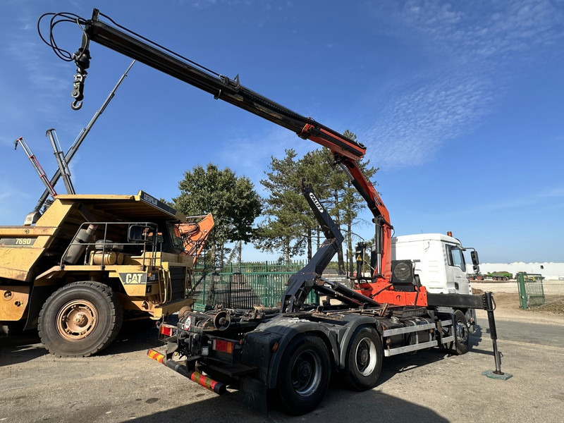 MAN TGA 33.360 6x4 HAAKSYSTEEM + KRAAN PALFINGER PK 15002 - MANUEEL - BLADVERIGN - NAAFREDUCTIE - BE TRUCK - Camion cu cârlig, Camion cu macara: Foto 4 MAN TGA 33.360 6x4 HAAKSYSTEEM + KRAAN PALFINGER PK 15002 - MANUEEL - BLADVERIGN - NAAFREDUCTIE - BE TRUCK - Camion cu cârlig, Camion cu macara: Foto 4