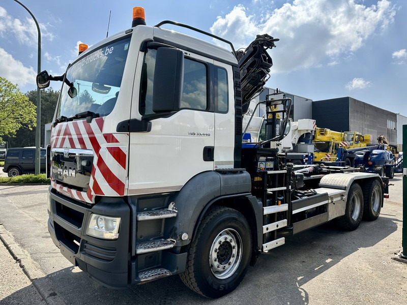 MAN TGS 33.440 6x4 BB HOOKLIFT + CRANE HIAB 166 E-3 HIDUO - RADIO - ROTATOR - EURO 5 - BE TRUCK - Camion cu cârlig, Camion cu macara: Foto 4 MAN TGS 33.440 6x4 BB HOOKLIFT + CRANE HIAB 166 E-3 HIDUO - RADIO - ROTATOR - EURO 5 - BE TRUCK - Camion cu cârlig, Camion cu macara: Foto 4