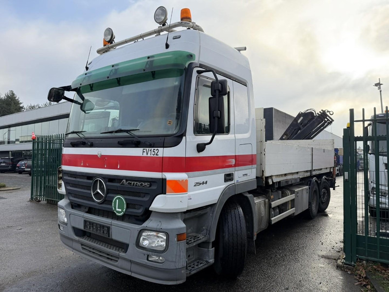 Mercedes-Benz ACTROS 2544 6x2 MP2 + CRANE ATLAS 165.2E (3x HYDR) - RADIO - *FULL AIR* - LIFT + STEERING AXLE - *299.000km* - PLATFORM 6m50 - Camion cu macara: Foto 3 Mercedes-Benz ACTROS 2544 6x2 MP2 + CRANE ATLAS 165.2E (3x HYDR) - RADIO - *FULL AIR* - LIFT + STEERING AXLE - *299.000km* - PLATFORM 6m50 - Camion cu macara: Foto 3