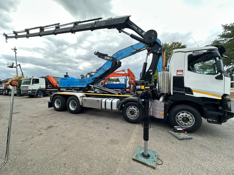 Renault C460 8x4 + (19m!) KRAN HIAB 288 E-6 HIDUO - RADIO - 5/6 F - STEEL SPRING / HUB REDUCTION - BE TRUCK - Camion cu cârlig, Camion cu macara: Foto 4 Renault C460 8x4 + (19m!) KRAN HIAB 288 E-6 HIDUO - RADIO - 5/6 F - STEEL SPRING / HUB REDUCTION - BE TRUCK - Camion cu cârlig, Camion cu macara: Foto 4