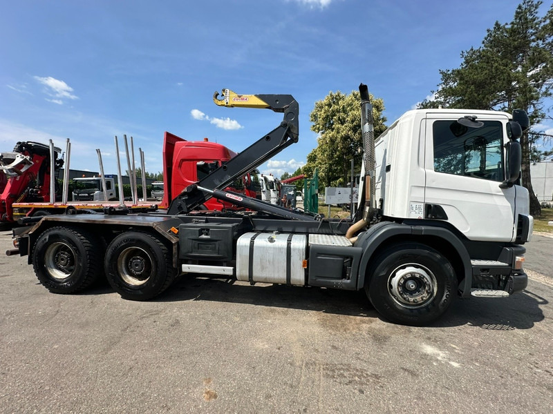 Camion cu cârlig Scania 114C-340 6x4 HOOKLIFT 20T GANCHO - SPRING / BALLESTAS - CUBOS - MANUAL - EURO 3 - FR TRUCK: Foto 8