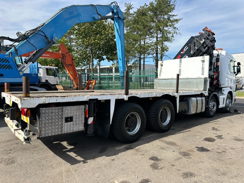 Scania 114C-380 8x4 + CRANE HIAB 700 E-5 - PLATFORM 6m80 + TWISTLOCKS - MANUAL - RETARDER - STEEL SPRING / BIG AXLE HUB REDUCTION - AP ACHSEN - Camion cu macara: Foto 5 Scania 114C-380 8x4 + CRANE HIAB 700 E-5 - PLATFORM 6m80 + TWISTLOCKS - MANUAL - RETARDER - STEEL SPRING / BIG AXLE HUB REDUCTION - AP ACHSEN - Camion cu macara: Foto 5