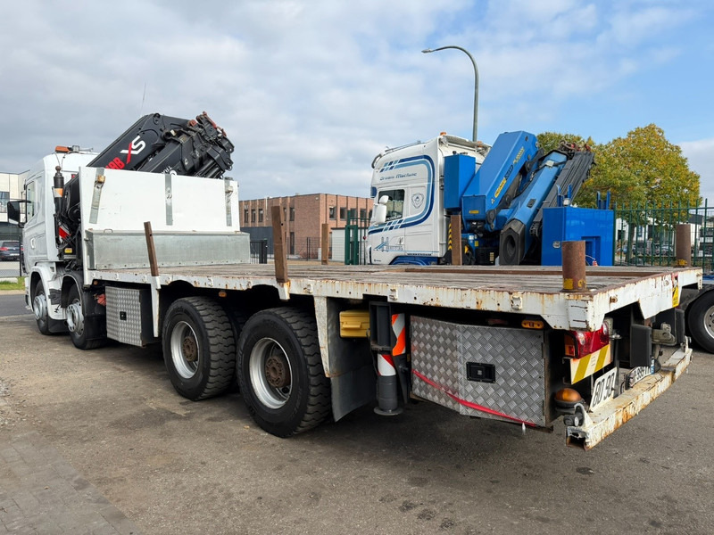 Scania 114C-380 8x4 PRITSCHE + KRAN HIAB 700 E-5 - PLATFORM 6m80 + TWISTLOCKS - MANUAL - RETARDER - STEEL SPRING / BIG AXLE HUB REDUCTION - AP ACHSEN - Camion platformă, Camion cu macara: Foto 5 Scania 114C-380 8x4 PRITSCHE + KRAN HIAB 700 E-5 - PLATFORM 6m80 + TWISTLOCKS - MANUAL - RETARDER - STEEL SPRING / BIG AXLE HUB REDUCTION - AP ACHSEN - Camion platformă, Camion cu macara: Foto 5