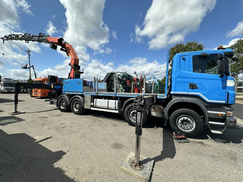Scania G440 8x4 PRITSCHE + KRAN (26.5m!) PALFINGER PK78002 SH G 8x + 1 + WINCH - PLATFORM 6m25 - MANUAL - HUB REDUCTION - STEEL SPRING - EURO 5 - BE TRUCK - Camion platformă, Camion cu macara: Foto 4 Scania G440 8x4 PRITSCHE + KRAN (26.5m!) PALFINGER PK78002 SH G 8x + 1 + WINCH - PLATFORM 6m25 - MANUAL - HUB REDUCTION - STEEL SPRING - EURO 5 - BE TRUCK - Camion platformă, Camion cu macara: Foto 4