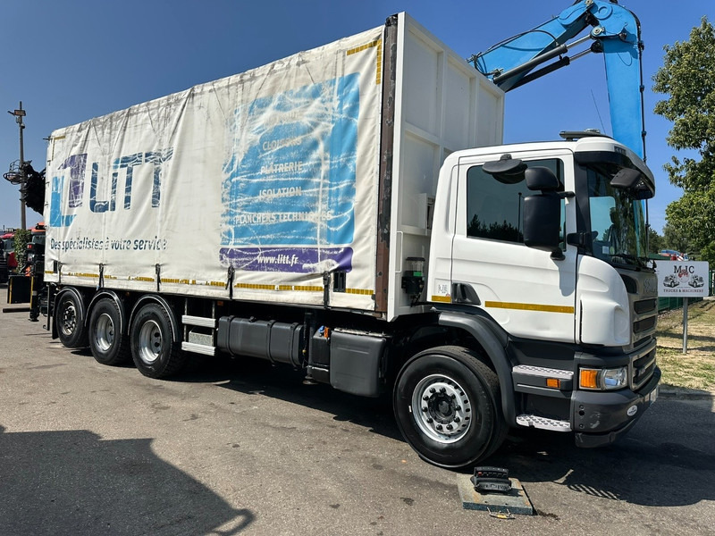 Scania P410 8x4 TRIDEM + CRANE HIAB 244 EP-4 HIDUO - RETARDER - LIFT + STEERING AXLE - *327.000km* - RADIO - Camion cu macara: Foto 2 Scania P410 8x4 TRIDEM + CRANE HIAB 244 EP-4 HIDUO - RETARDER - LIFT + STEERING AXLE - *327.000km* - RADIO - Camion cu macara: Foto 2