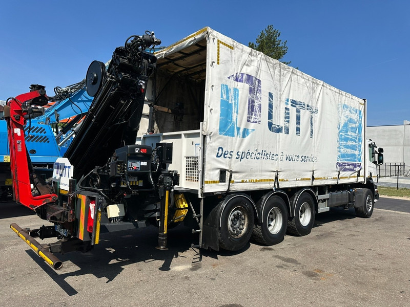Camion cu macara Scania P410 8x4 TRIDEM + CRANE HIAB 244 EP-4 HIDUO - RETARDER - LIFT + STEERING AXLE - *327.000km* - RADIO: Foto 16