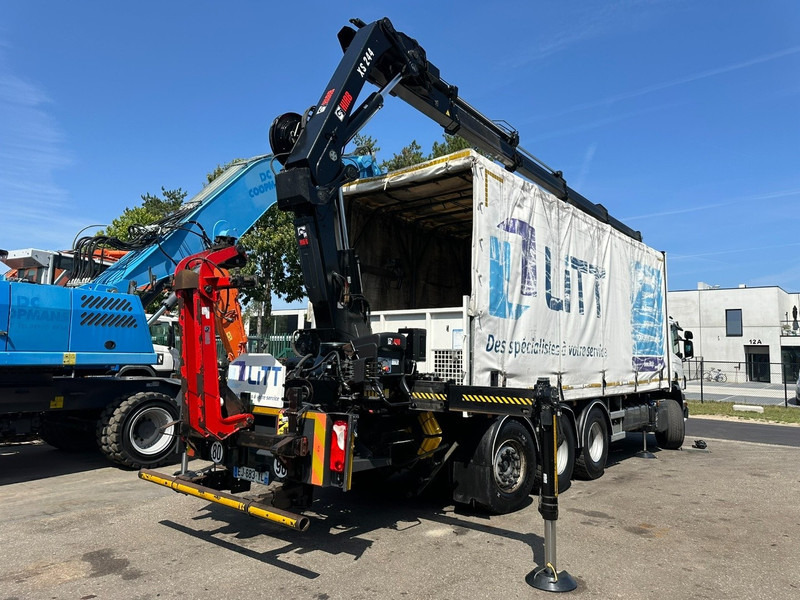 Scania P410 8x4 TRIDEM PRITSCHE PLANE + KRAN HIAB 244 EP-4 HIDUO - RETARDER - LIFT + STEERING AXLE - *327.000km* - RADIO - Camion cu prelată, Camion cu macara: Foto 5 Scania P410 8x4 TRIDEM PRITSCHE PLANE + KRAN HIAB 244 EP-4 HIDUO - RETARDER - LIFT + STEERING AXLE - *327.000km* - RADIO - Camion cu prelată, Camion cu macara: Foto 5