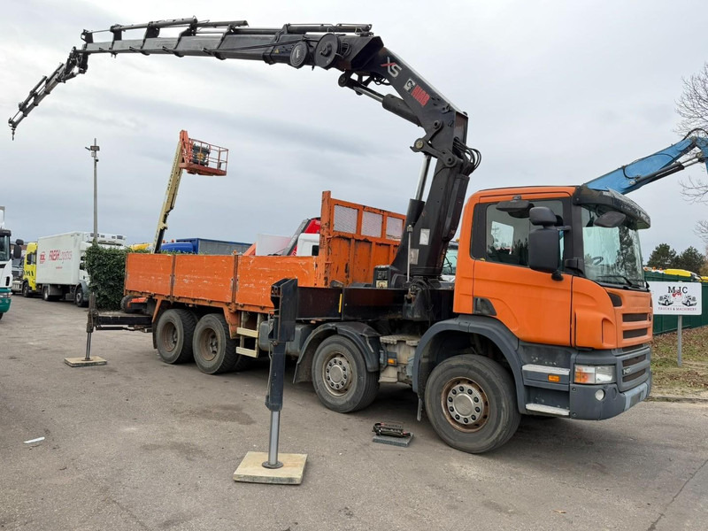 Scania P420 8X4 + (25m) CRANE HIAB 422 E-5 HIPRO + JIB 100X-4 - RETARDER - *284.000km* - MANUAL - STEEL SPRING - EURO 3 - BE TRUCK - Camion cu macara: Foto 1 Scania P420 8X4 + (25m) CRANE HIAB 422 E-5 HIPRO + JIB 100X-4 - RETARDER - *284.000km* - MANUAL - STEEL SPRING - EURO 3 - BE TRUCK - Camion cu macara: Foto 1