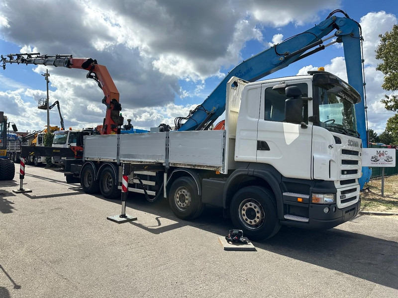 Scania R420 8x4 + CRANE PALFINGER PK44002 F (7x) + Rotator - 6m50 platform - Manual - - Camion platformă, Camion cu macara: Foto 2 Scania R420 8x4 + CRANE PALFINGER PK44002 F (7x) + Rotator - 6m50 platform - Manual - - Camion platformă, Camion cu macara: Foto 2