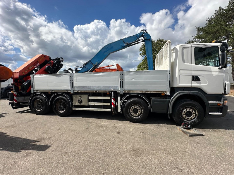 Scania R420 8x4 + CRANE PALFINGER PK44002 F (7x) + Rotator - 6m50 platform - Manual - - Camion platformă, Camion cu macara: Foto 3 Scania R420 8x4 + CRANE PALFINGER PK44002 F (7x) + Rotator - 6m50 platform - Manual - - Camion platformă, Camion cu macara: Foto 3