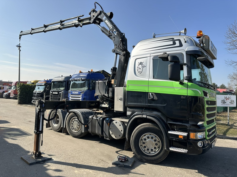 Scania R500 V8 6x2 + KRAN MKG HLK 231 HP (23tm) - 4x HYDR - RADIO - RETARDER - MANUAL - LIFT + STEERING AXLE - Camion cu macara: Foto 1 Scania R500 V8 6x2 + KRAN MKG HLK 231 HP (23tm) - 4x HYDR - RADIO - RETARDER - MANUAL - LIFT + STEERING AXLE - Camion cu macara: Foto 1