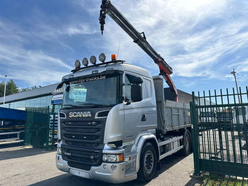 Scania R520 6x4 PRITSCHE + KRAN PALFINGER PK 15002 A - *ZSM + KIPPER* - RETARDER - *FULL AIR* - EUR 6 - BE TRUCK - Camion platformă, Camion cu macara: Foto 2 Scania R520 6x4 PRITSCHE + KRAN PALFINGER PK 15002 A - *ZSM + KIPPER* - RETARDER - *FULL AIR* - EUR 6 - BE TRUCK - Camion platformă, Camion cu macara: Foto 2
