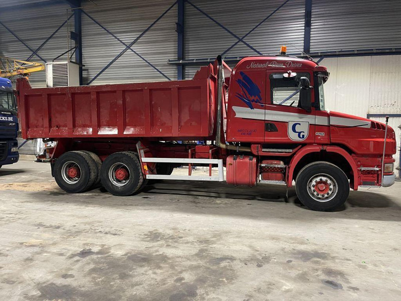 Scania T124-420 TORPEDO HAUBE - 6x4 - KIPPER - MANUAL GRS900 3+3 - STEEL SPRING / BALLIESTAS / LAMES / BLATT - Camion basculantă: Foto 5 Scania T124-420 TORPEDO HAUBE - 6x4 - KIPPER - MANUAL GRS900 3+3 - STEEL SPRING / BALLIESTAS / LAMES / BLATT - Camion basculantă: Foto 5
