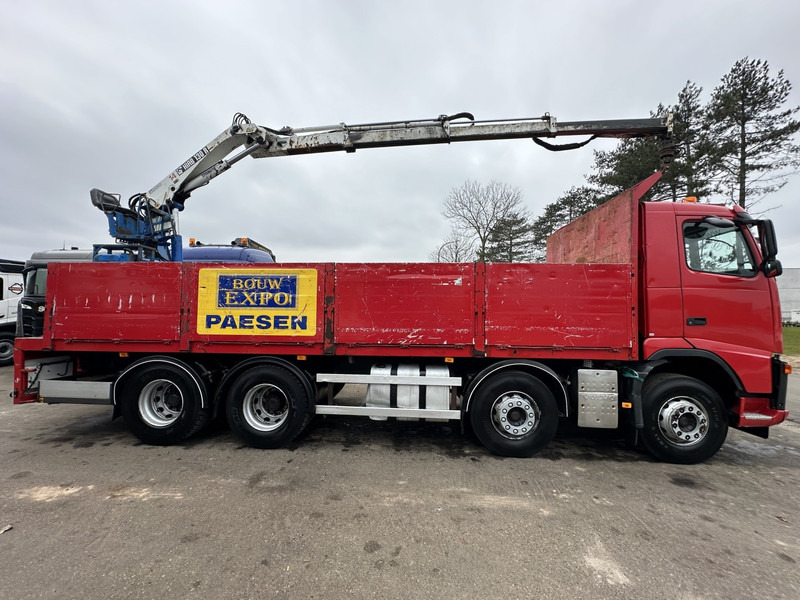 Volvo FH 400 8X4 + HIAB 130 R - STEEL SPRING / BLATT / BALLIESTAS - I SHIFT - BELGIAN TRUCK - Camion platformă, Camion cu macara: Foto 5 Volvo FH 400 8X4 + HIAB 130 R - STEEL SPRING / BLATT / BALLIESTAS - I SHIFT - BELGIAN TRUCK - Camion platformă, Camion cu macara: Foto 5